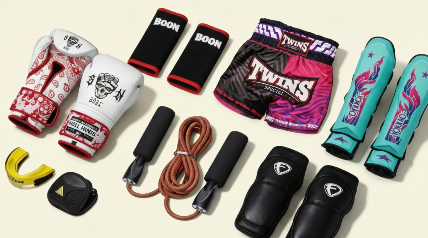 Equipo de Muay Thai — guantes, equipamiento y gear de entrenamiento en RING KONG