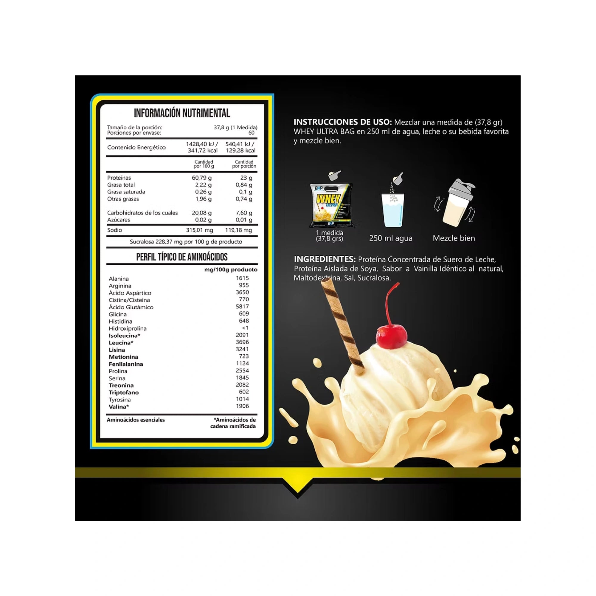 BHP Nutrition Whey Protein Ultra
