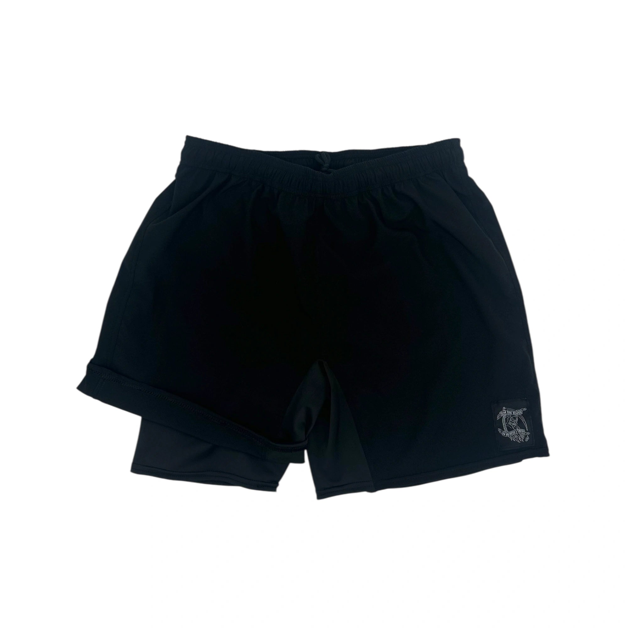 Shorts de Grappling Jiu-Jitsu con Mallas Fear The Reaper