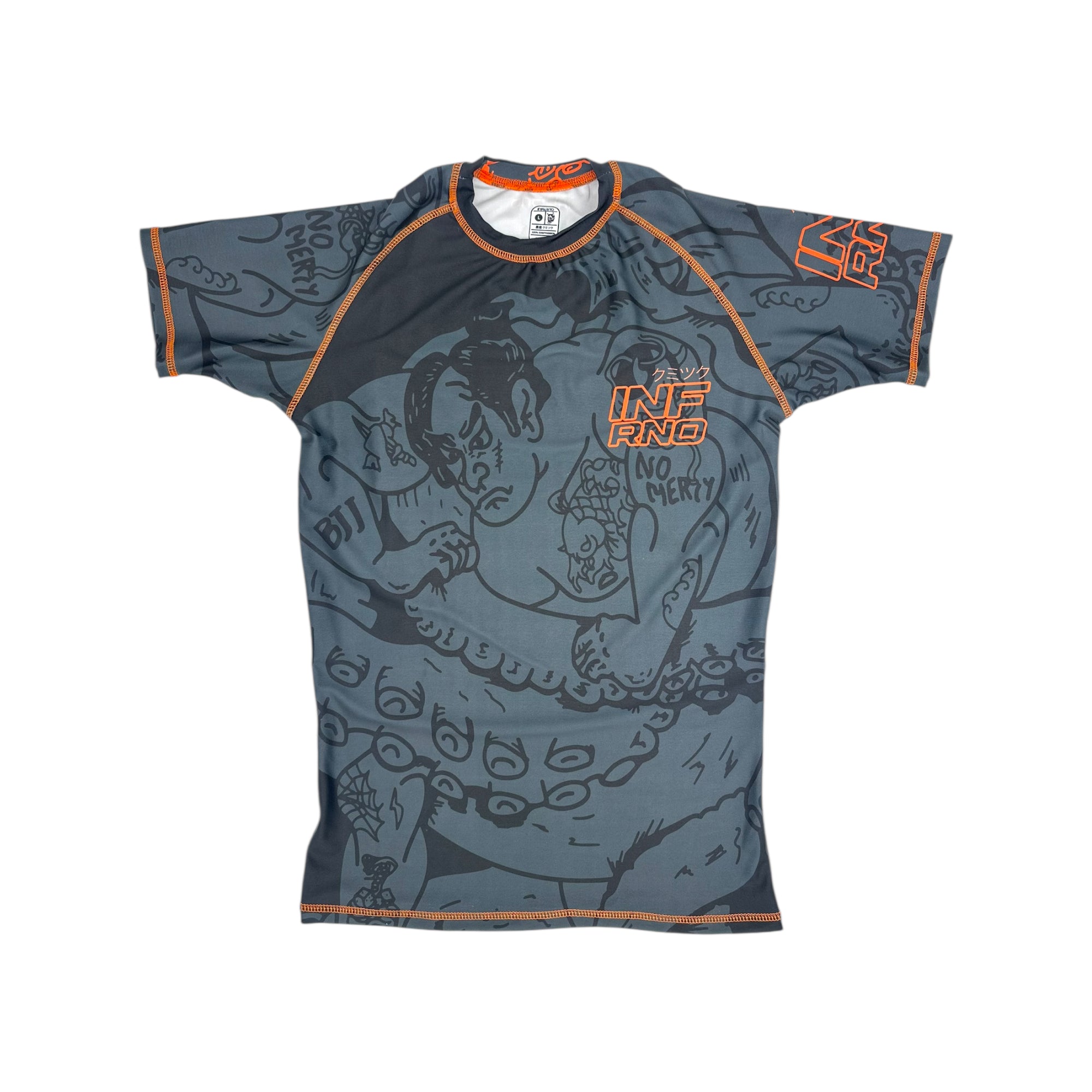 Rash Guard de Jiu-Jitsu Inferno Incorporated Manga Corta