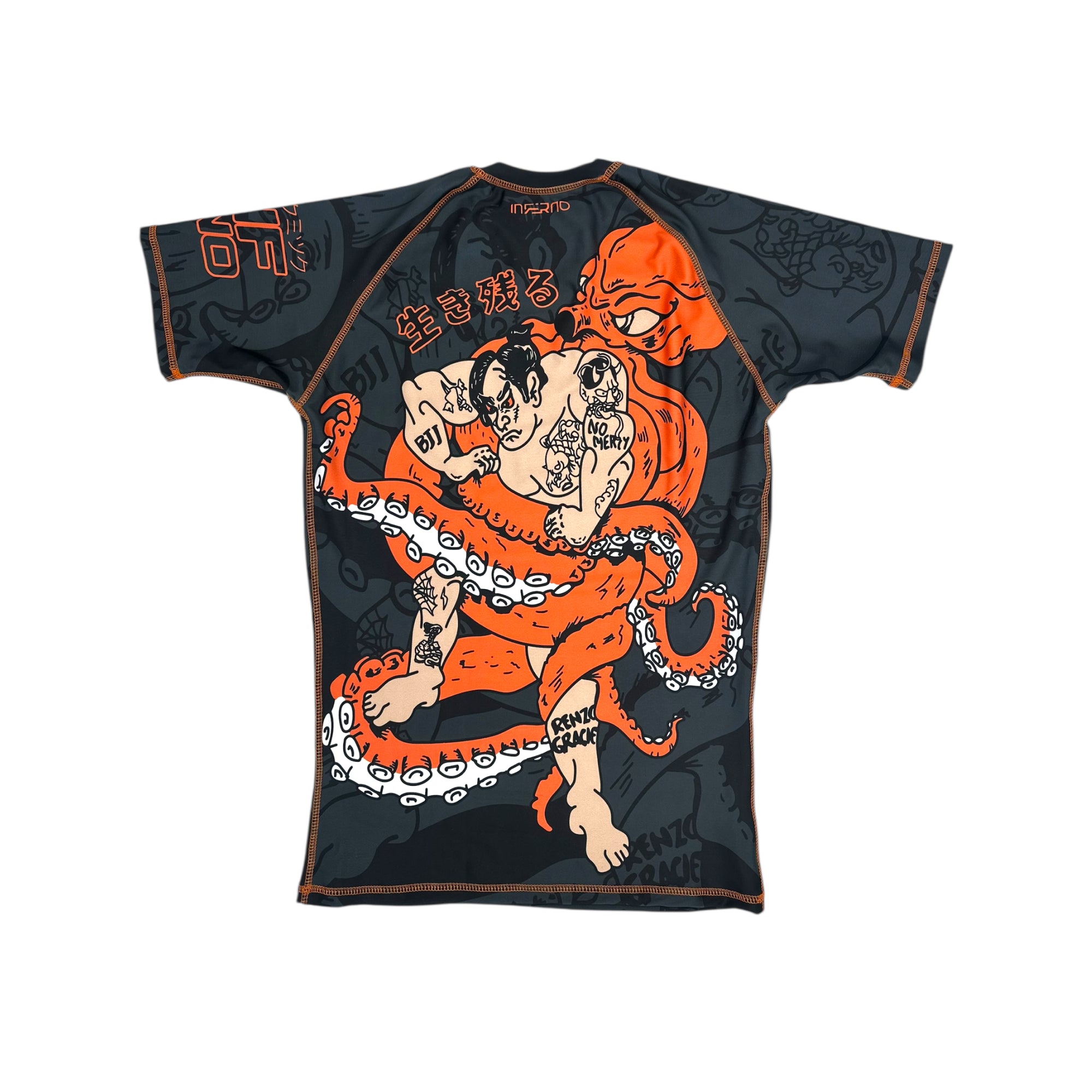 Rash Guard de Jiu-Jitsu Inferno Incorporated Manga Corta