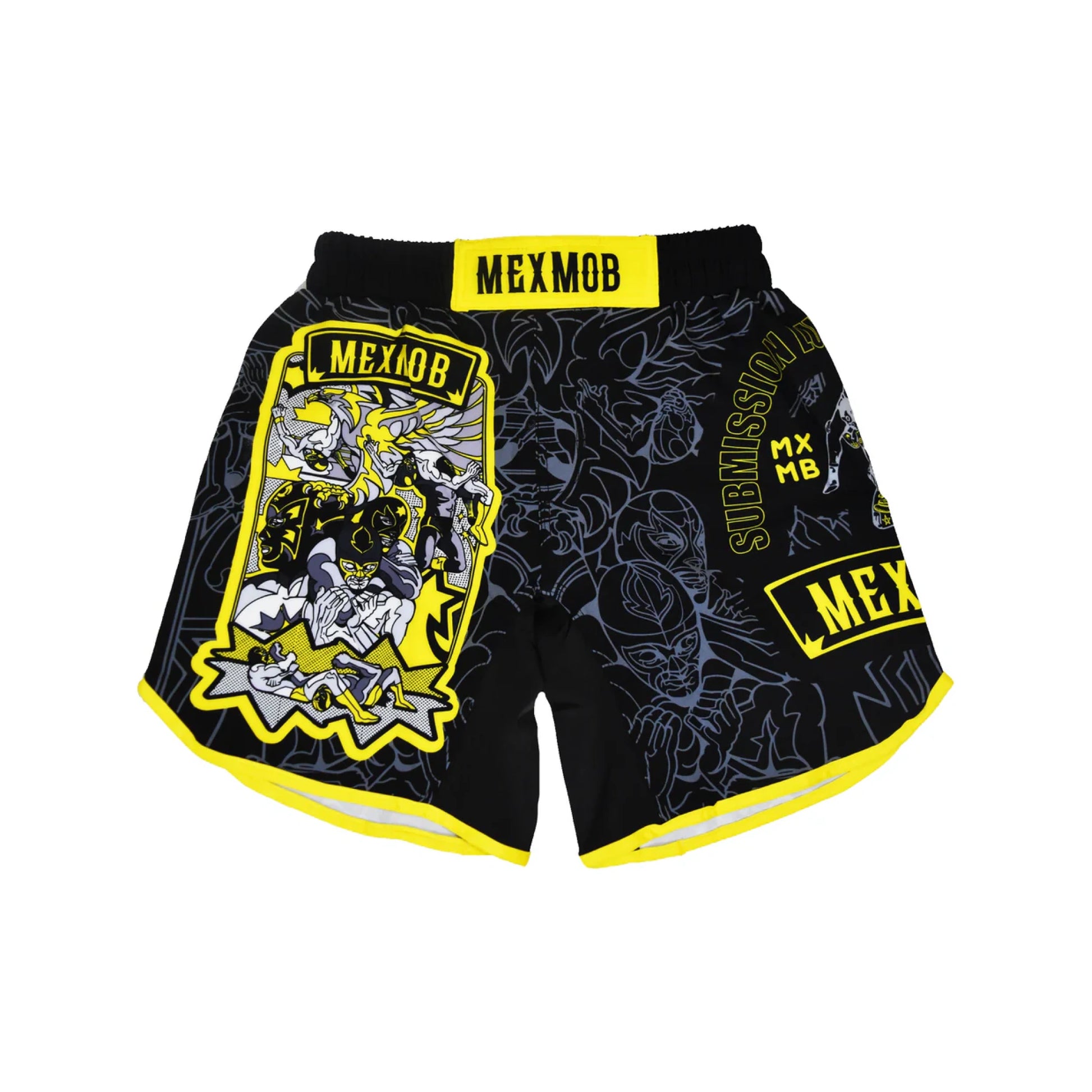 Shorts de Grappling de Jiu-Jitsu MEXMOB Xflex
