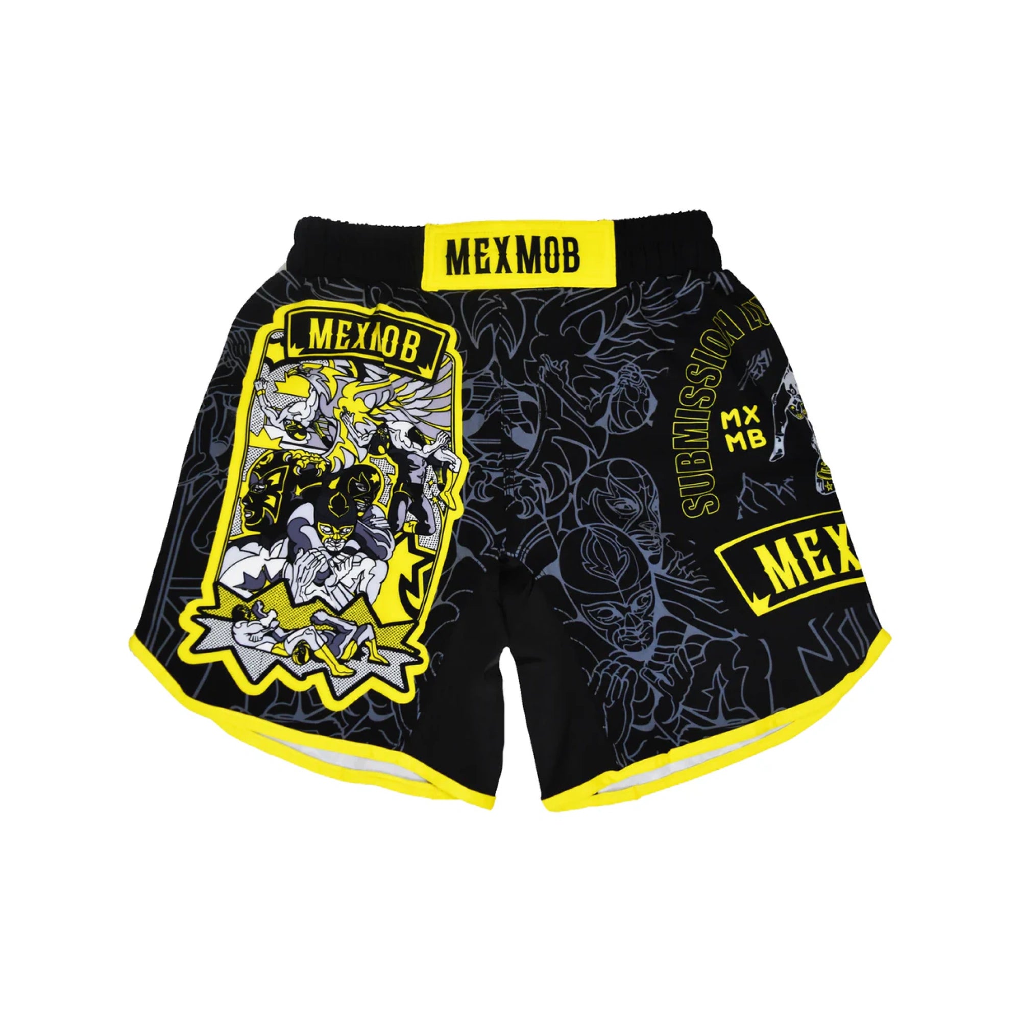 Shorts de Grappling de Jiu-Jitsu MEXMOB Xflex