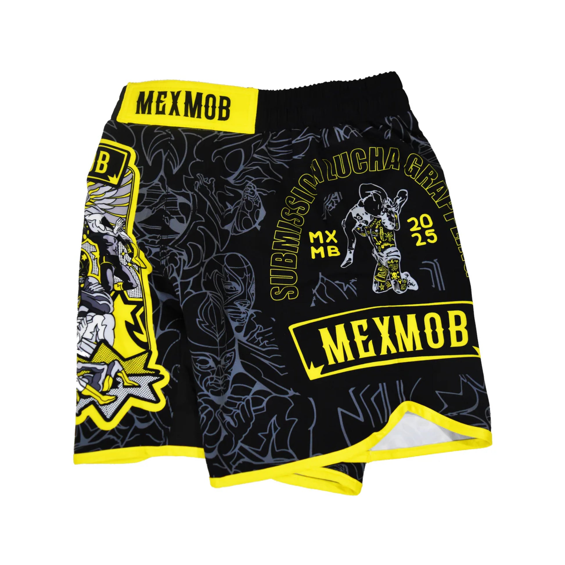 Shorts de Grappling de Jiu-Jitsu MEXMOB Xflex