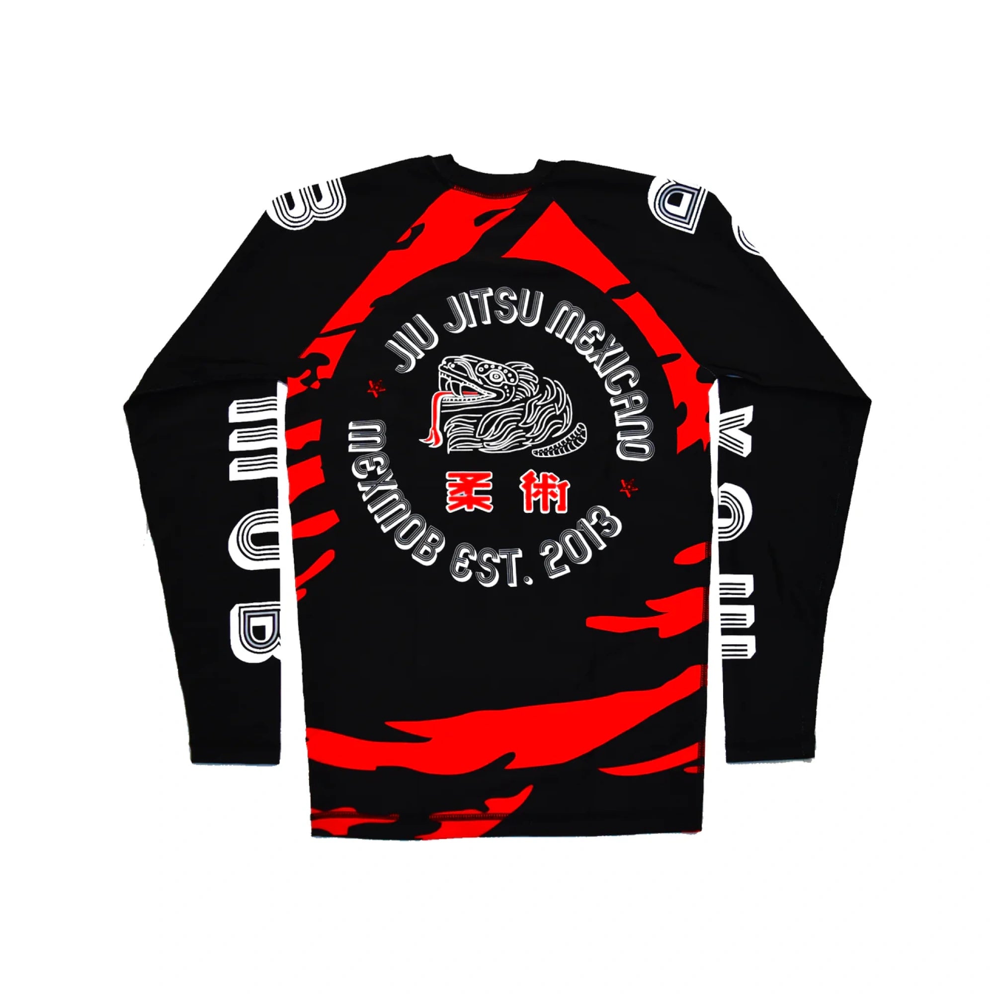Rash Guard de Jiu-Jitsu MEXMOB Manga Larga