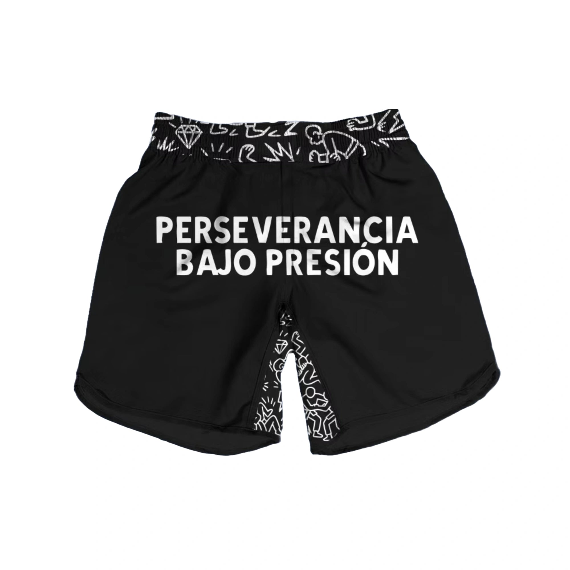 Shorts de Grappling de Jiu-Jitsu Presión y Diamantes