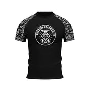 Rash Guard de Jiu-Jitsu Presión y Diamantes Manga Corta