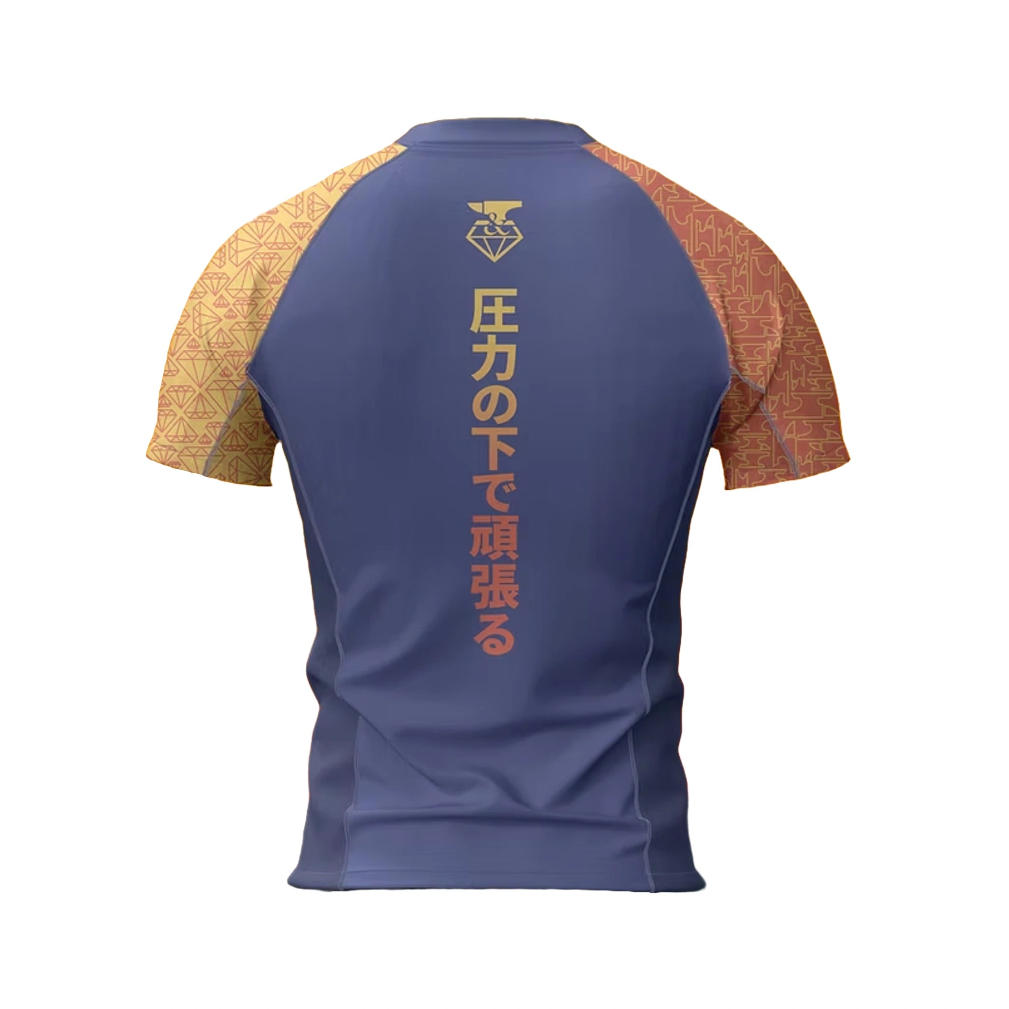 Rash Guard de Jiu-Jitsu Presión y Diamantes Manga Corta