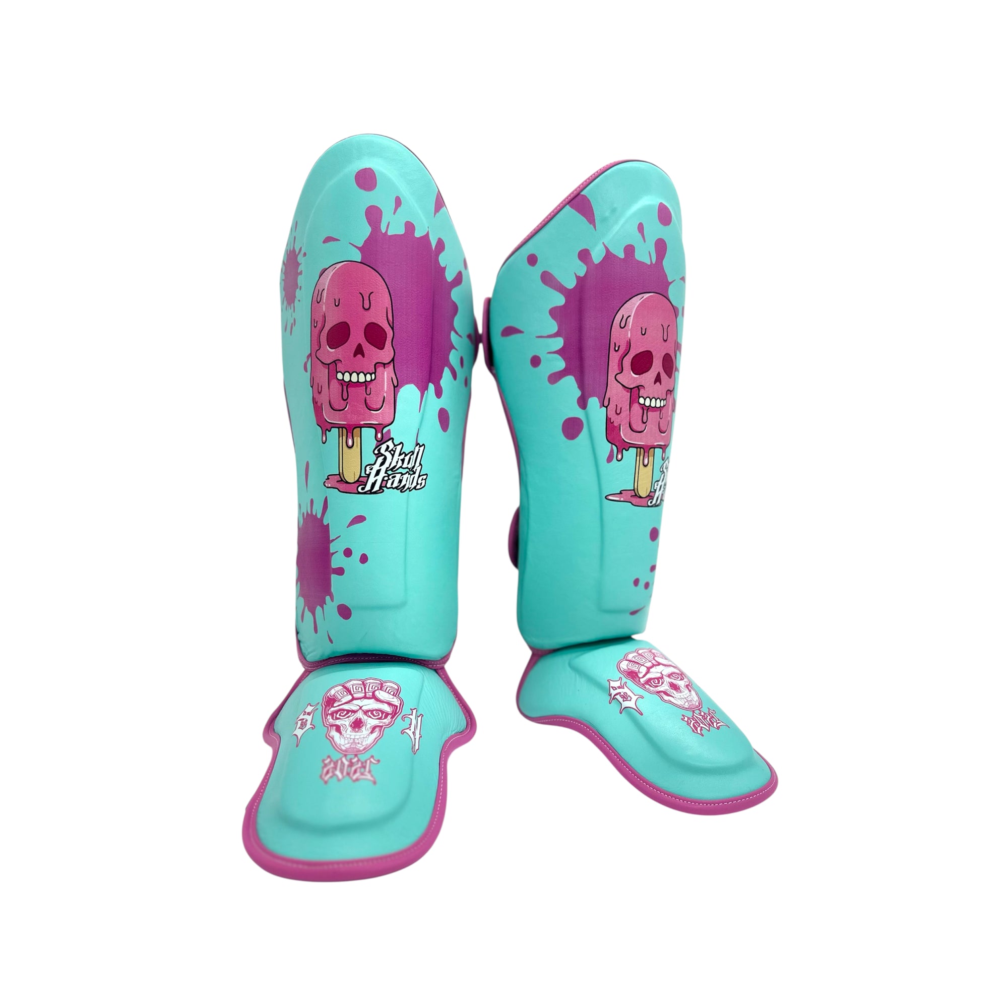Skull Hands Shin Guard