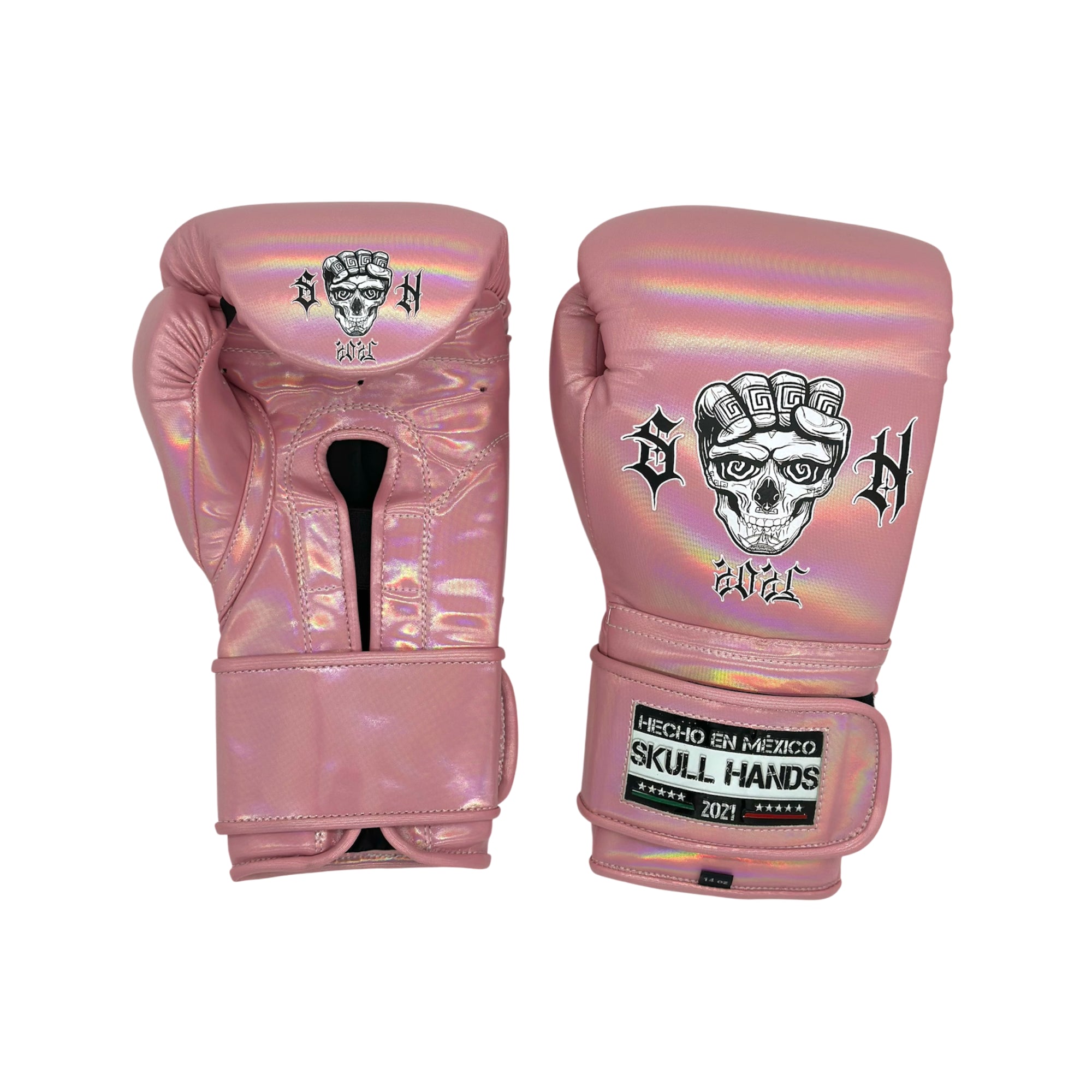 Skull Hands Vinyl Boxing Gloves